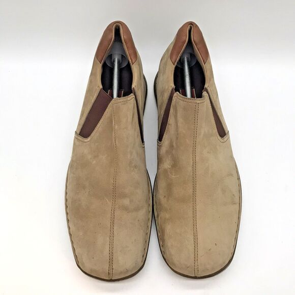 Cole Haan Tan Nubuck Leather Loafers Men\'s 13M Causal Double Gusset 161 CO4496 main image 6